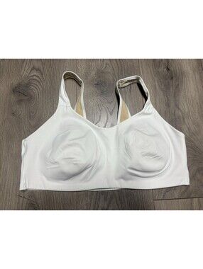 Huug Seamless Wireless Molded Cup Bra XXL White
